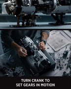 Nifeliz Turbofan Engine Building Set, Engineering Challenge Model for Adult Collectors, Physical Science Project and Display Piece (2,216 PCS, NF10317)