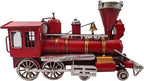 Berfutall-10'' Metal Classic Locomotive Collectible Model Train, Christmas Decor, Vintage Table Top Decor, Not a Toy
