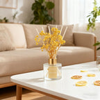 Reed Diffuser Set - 3.38 fl oz (100ml) Lemon Verbena Essential Oil with 6 Reed Sticks | Home & Bathroom Decor