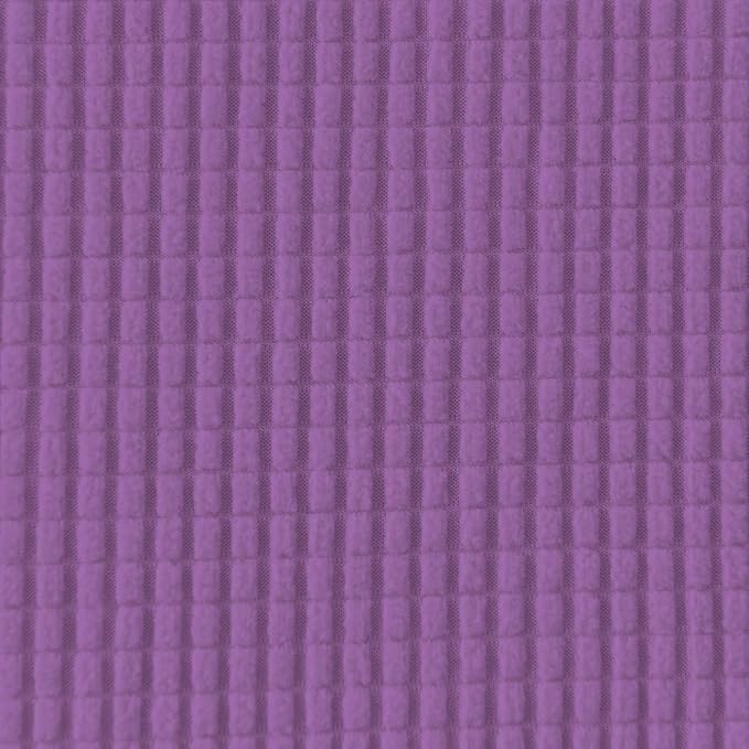 Easy-Going 6 Pieces Recliner Loveseat Stretch Sofa Slipcover Sofa Cover Furniture Protector Couch Soft with Elastic Bottom Kids, Spandex Jacquard Fabric Small Checks Purple