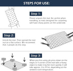 SALLOUS Clear Chair Mat for Carpet, 53" x 45" Heavy Duty Vinyl Floor Mat for Carpeted Floors, Gaming Chair Mat with Tap, Rolling Under Desk Floor Mat for Home Office