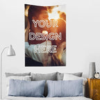 Custom Tapestry For Wall Bedroom Custom Backdrop Personalized Image Text Photo Customized Funny Tapestry Banners And Signs Single Picture Vertical Tapestrys