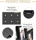 Jerry & Maggie 4×6 collage frame 24 pictures, picture frames collage wall decor, 24 slot picture frame Wall Hanging For 6×4 Photo, Black