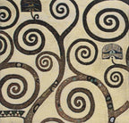 C Charlotte Home Furnishings Inc Lebensbaum Branches Cushion Cover | Pure Cotton Decorative Cushion Case | Cushion Cover for Indoor Use | 17x17 Inch Cushion Cover for Living Room I by Gustav Klimt