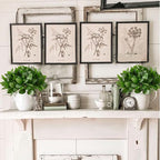 12 PCS Artificial Greenery Stems Fake Eucalyptus Leaves Stems Real Touch Greenery Branches for Vase Fillers Home Wedding Party Kitchen Indoor Outdoor Decorations