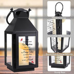 Memorial Lantern, Sympathy Gifts for Loss of Mom/Dad/Loved One, Bereavement Gifts, in Memory of Loved One Lantern,Celebration of Life, Memorial Gifts, Funeral Lantern,When Tomorrow Starts Without me