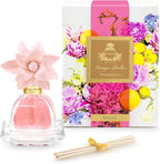 AGRARIA PetiteEssence Flower and Reed Diffuser Set, Hand Crafted Sola Flower Botanical Home Fragrance Set, Scented Oil Gift for All Occasions