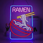 Neon Sign, Ramen Neon Signs for Wall Decor Neon LED Signs Room Neon Light Up Signs Home Decor for Business Restaurant Bedroom Club Party Bars Shop Decoration USB Operated