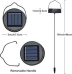 2Pack AA 600Mah Solar Lights Replacement Top for Outdoor Lantern Lights Waterproof for Garden, Yard,DIY Birthday Gifts Decorations