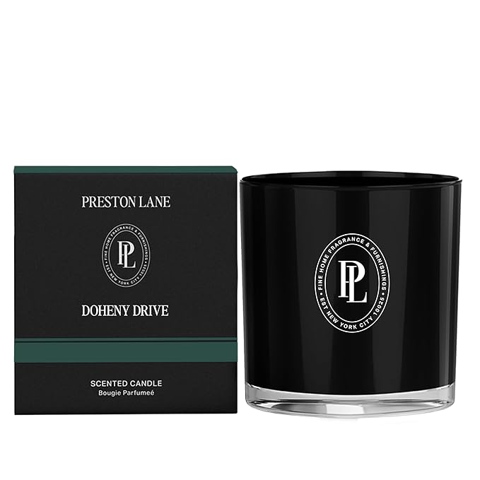 Preston Lane The Scented Candle, Luxury Candle with Vegan Soy Wax Blend, Doheny Drive, 7.5 Oz
