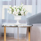 Vintage vase Iron urn Planter Decorative Table Front Porch urns House Plants Indoors Live urn Pot Outdoor Plant Pot Creative Flower Container Small Succulents Wrought Iron