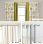 Gold Curtain Rods 18 to 88 in,Wraparound Curtain Rods,Adjustable Length,1 in Diameter Pipe,Wall or Ceiling Mounted,for Bedroom and Living Room (Gold 18” to 88”)