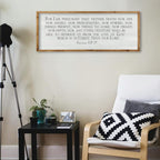 ZZJJHYWGQ For I am Persuaded Bible Verse Wall Decor Art 32"×12" Romans 8:38-39 Sign Large Wood Frame Scripture Christian Framed Hanging (Wood)