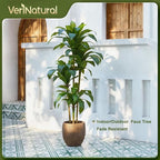Artificial Dracaena Tree, 6FT Tall Fake Plants with UV Resistant Leaves, Faux Tropical Yucca Trees for Indoor Outdoor, Potted Large Floor Plant for Home Decor Living Room Porch, VN123
