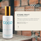COCO by Stone 5oz All-in-One Spray (Stone Fruit) Shake & Spray Formula for Fabric, Pillows, Interiors, Clothing, Home Fragrance Accessories, Room Perfume, Room Deodorizer, Vegan & Cruelty-Free