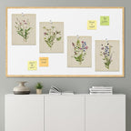 SIGNWIN Adhesive Canvas Poster Watercolor Floral Botanical Vintage Minimalist for Living Room, Bedroom, Office - 12"x16"x4