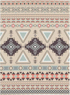 Boho Throw Blanket for Couch Bed Sofa Living Room, Western Flannel Fleece Blanket Soft Cozy Lightweight Breathable Fluffy Durable Gifts for Men Women 50 x 60 Inch