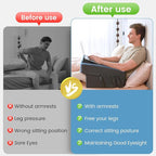 Reading Pillow for Gaming,Lap Desk Pillow for Laptop,Arm Rest Pillow for Reading, Working, Crocheting, Playing Steam Deck Switch or Sitting in Bed,Sofa