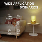 Set of 2 Small Gold Spherical Base Bedside Table Lamp with Textured Linen Shade (Bulb Included)