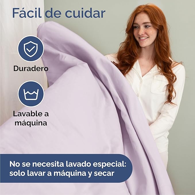 Cal King Size 4 Piece Sheet Set - Comfy Breathable & Cooling Bed Sheets Set - Hotel Luxury Bedding for Women, Men, Kids, Teens, Boys & Girls - Deep Pockets & Wrinkle Free - Oeko-Tex - Light Lavender