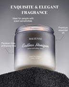 M&SENSE Cedar Ginger Men Scented Candles, 11.6oz 2 Wick All Natural Soy Wax Clean Non Toxic Gift for Men, Masculine Black Highly Scented Candle Home Fragrance Holiday Gift for Him