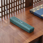 CEREMONY Incense Holder for Sticks，Ceramic Insence-Stick Holder Ash Catcher，Incense Holder Timkburner for Meditation Yoga Spa Room Decor