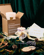 M&SENSE Jasmine Garland Scented Natural Soy Wax Candle, 14.1oz 60 Hours Long Lasting Slow Burning Candles for Home Decor, Aromatherapy Candle for Stress Relief