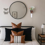 Vintage Wall Sculptures, Hand Vases Home Decor, Wall Mount Art Sculpture, Unique Wall Art Statue, Funky Flower Vase Decorations, Modern Eclectic Hanging Decor,Glass Test Tube Vase