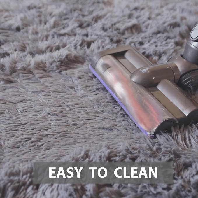 7x10 Area Rugs for Living Room: Grey Area Rug 7 x 10 Carpets for Living Room - Shag Area Rug Modern Indoor Soft Shaggy Fuzzy Floor Carpet for Bedroom(Gray/7x10 Feet)