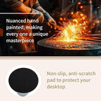 Sziqiqi Farmhouse Coastal Candle Holder: Pillar Candle Holders for Living Room Bathroom - Beach Candle Stand for Table Centerpieces Rustic Candleholder Set of 3 Ocean Decor for Fireplace