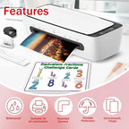100Pack Legal Size Laminating Sheets 9x14.5inches Thermal Laminating Pouches for Extra Protection 5 Mil Clear Laminator Sheet