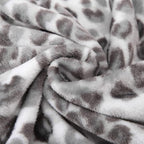 MERRYLIFE Cheetah Throw Blanket for Couch | Soft Decorative Ultra-Plush Colorful| Throw Size Travel Blanket Plush|(50" 60", Snow Leopard)