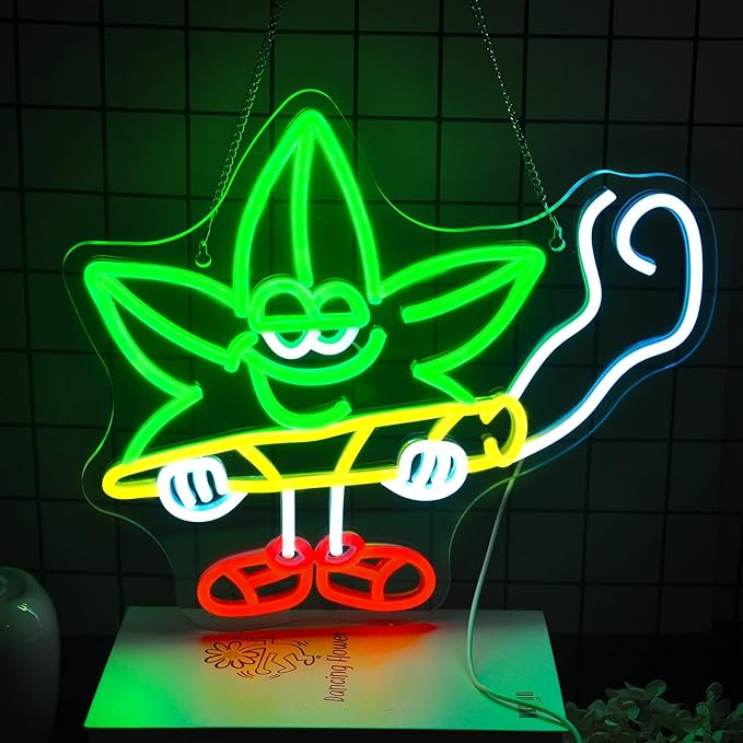 Leaf Neon Sign Led Neon Lights Neon Signs for Wall Decor Light Up Sign for Birthday Party Club Gift