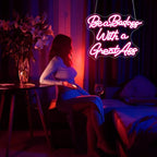 Neon Sign, Neon Signs for Wall Decor Pink Neon LED Signs Room Neon Light Up Signs Home Decor for Bedroom Club Party Bars Shop USB Operated