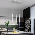 Kitchen Island Lighting Modern Light Fixture Kitchen Island Pendant Light Dimmable LED Chrome Mini Pendant Lighting Dinning Room Living Room Chrome Pendant Lights（3-Light）