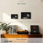 ElephantStock Basketball Wall Art - Horizontal Framed Canvas - 1-Piece Hallway Wall Decor - Photography sports Canvas Print - Black and Gray Decor for Wall - 19" X 13"