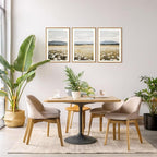 HPNIUB Flowers Wall Art Canvas White Daisy Floral Painting, Rustic Field Landscape Picture, Modern Framed Artwork for Living Room Bedroom Bathroom Dinning Room Office Home Decor Gifts-16 x24 x3