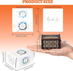 Antique Style Laser Engraved I Can't Help to Falling in Love with You Hand Cranked for Her - Musical Box, Elegant Romantic Gift for Wedding, Anniversary, Birthday (Women, Her)