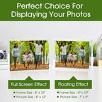 SYNTRIFIC Acrylic Frames 8x10,5 Pack 10+10mm Thickness Frame Acrylic,Freestanding Double Sided Magnetic Frame Lucite Frame Transparent Gift for Desktop Display