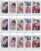 15 Pack Acrylic Fridge Magnetic Frame for Polaroid, 2.36x3.54 In Mini Picture Frames for Fujifilm Instax Mini, Double Sided Photo Refrigerator Magnet Picture Frame Clear Picture Display Frame