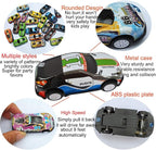 12 Pull Back Racing Cars Die cast Race Car Vehicles Playset,2.7 Inch Metal Friction Powered Car Toys for Toddlers