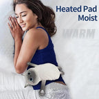 2PCS Large Microwave Heating Pads for Cramps Pain Relief, Moist Microwavable Period Menstrual Heat Packs, Cordless Warm Compress Gift for Mothers Day, Birthday, Thanksgiving, Christmas, 21*12" + 17*9"