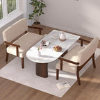 Accent Chair 2 Seat, Arm Chairs with Soft Seat and Armrests for Living Room, Love seat for Dining, Reading, and Waiting Rooms (Beige)