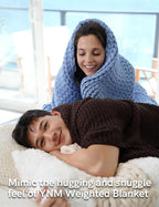 YnM Chunky Cotton Knit Throw Blanket, Cable Knit Throws for Bed Couch Sofa, Comfy & Relaxing, Decorative Piece for Farmhouse Modern Boho Rustic Scandinavian Chic Vibe, Chocolate Brown 80x87 Inches