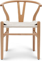 POLY & BARK Weave Chair, Single, Natural