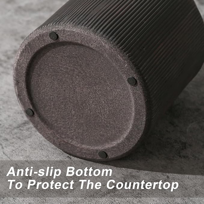 Farmhouse Vase for Home Decor, Vintage Rustic Terracotta Flower Vase Suitable for Home Decor, Living Room, Shelf, Dining Table. Large 7.2 * 9 in