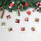 Acrylic Magnetic Refrigerator Picture Frames, 4.2"*3.46" Magnetic Fridge Clear Photo Frames Compatible with Polaroid Camera Instax Wide 300/210/200 Films for Refrigerator/Locker/Wall, 6Pack