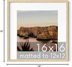 HAUS AND HUES Beige Square Frame Set of 1-16x16