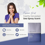 Expressive Scent – Home Fragrance Aromatic Sachets: Premium Long-Lasting Aroma, for Drawers Dressers Closets Car Kitchen, Sea-Spray