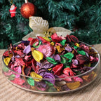 Qingbei Rina Christmas Potpourri Bags, Mixed Scented Potpourri Dried Flowers,Winter Decorative Bowl Filler,Home Fragrance Sachet Petal, Holiday Bathroom Decor,8.4 oz(Colorful)